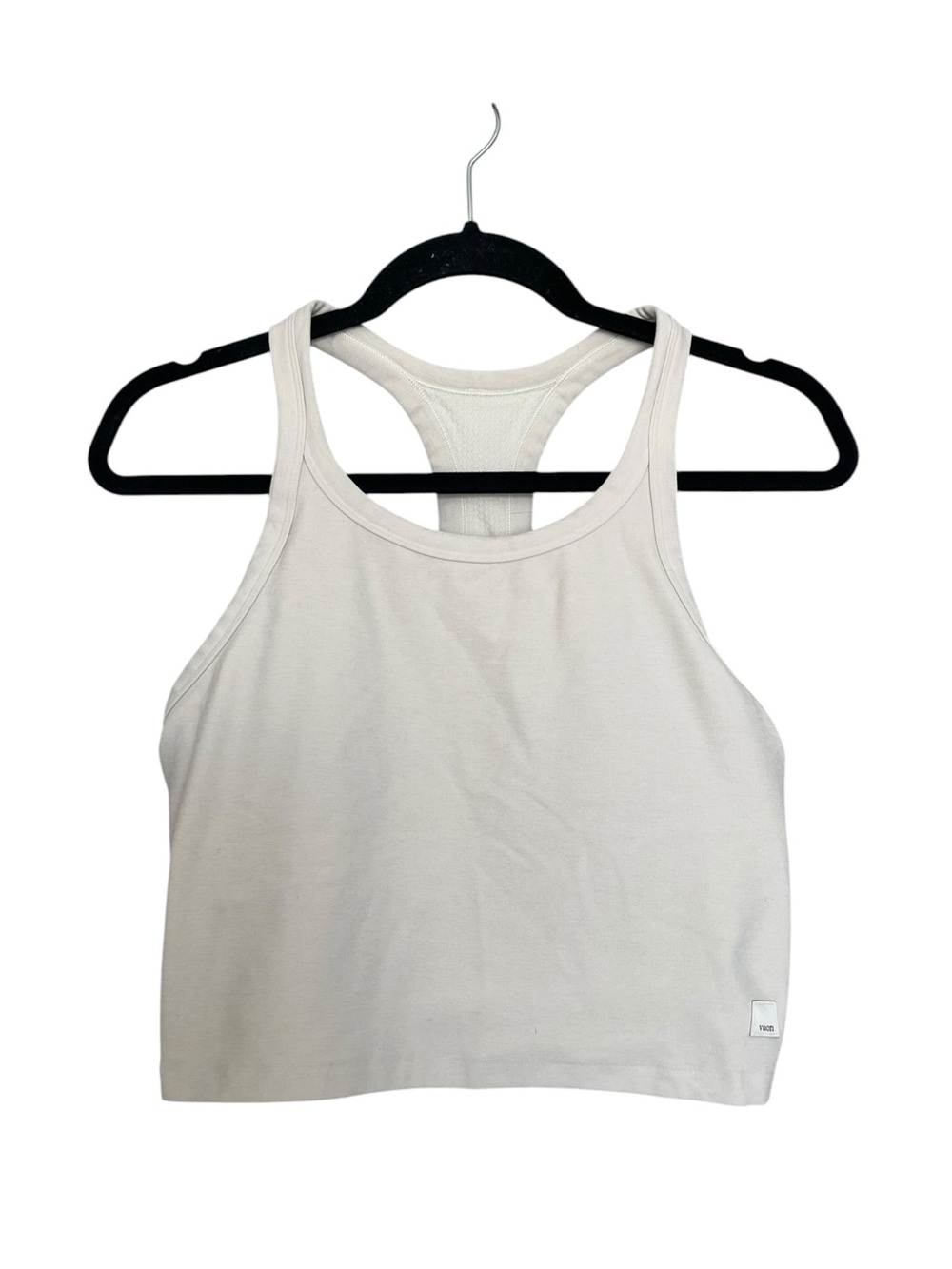 Vuori Cream Elevation Crop Tank